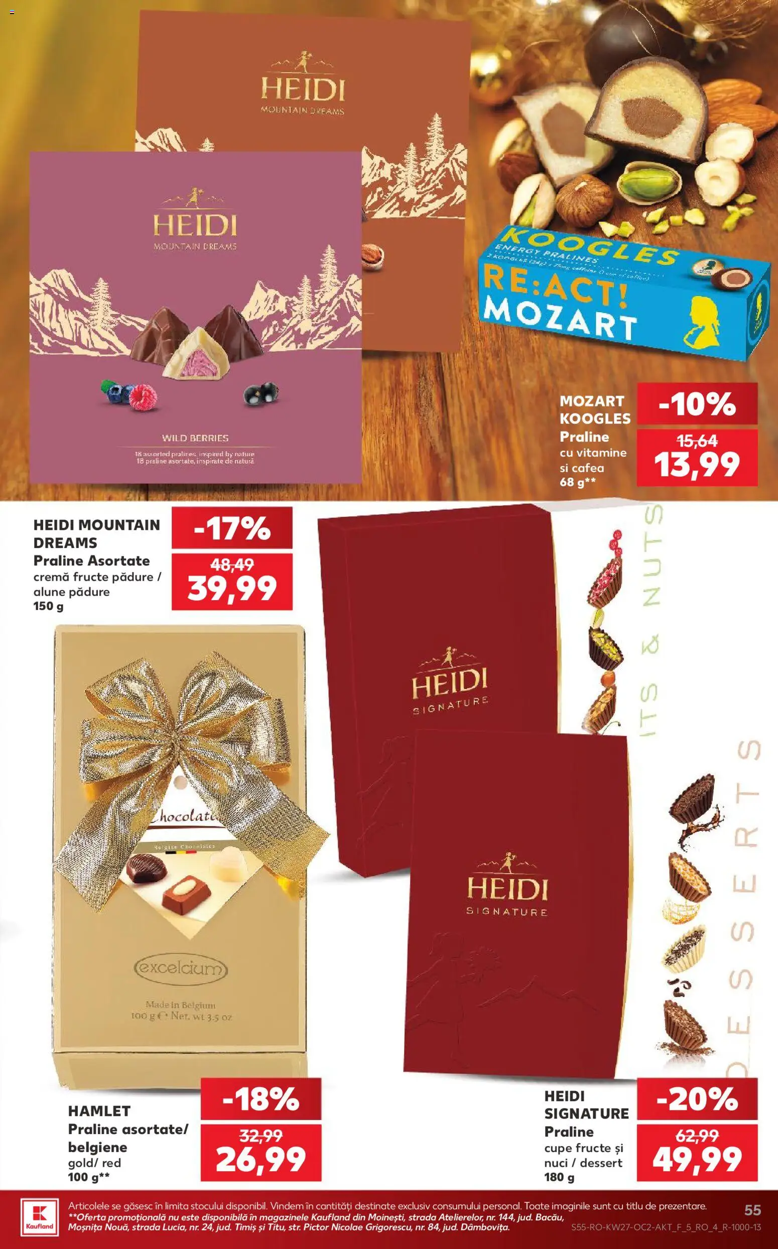 Noul catalog Kaufland – valabil de la 01.07.2026 | Pagină: 55 | Produse: Alune, Cremă, Nuci, Fructe