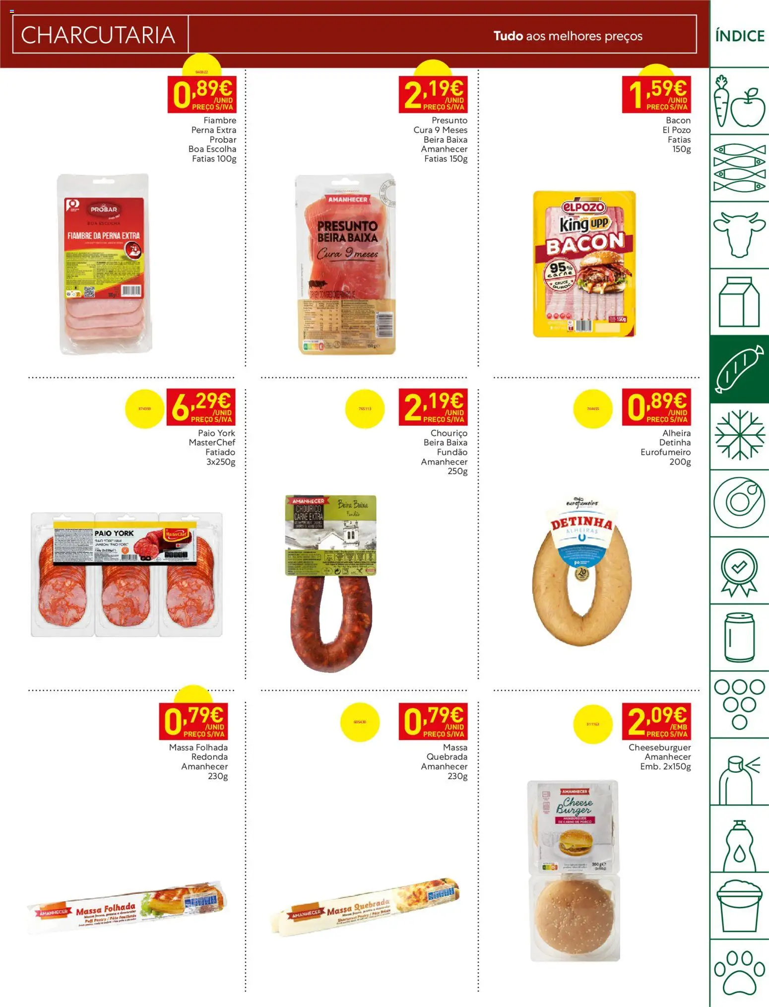 Recheio folheto Madeira │ válido de 07/07/2026 | Página: 11 | Produtos: Bacon, Presunto, Carne de porco, Alheira