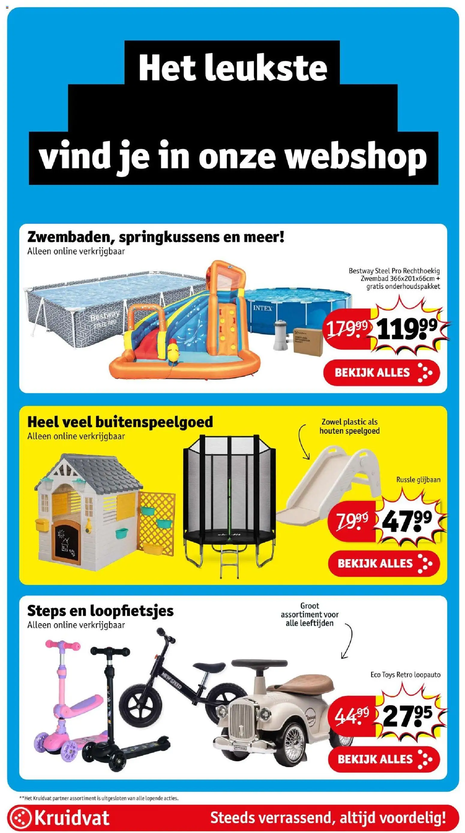 {H1} | Pagina: 101 | Producten: Zwembad, Speelgoed