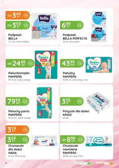 Pogląd oferty "Eurocash gazetka - Katalog Chemiczny" - ważna od 04.06.2026 | Strona: 9 | Produkty: Pampers, Pieluchomajtki, Podpaski