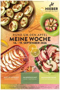 Angebote - Hieber's Frischecenter: Meine Woche ab 14.09.2026 gültig