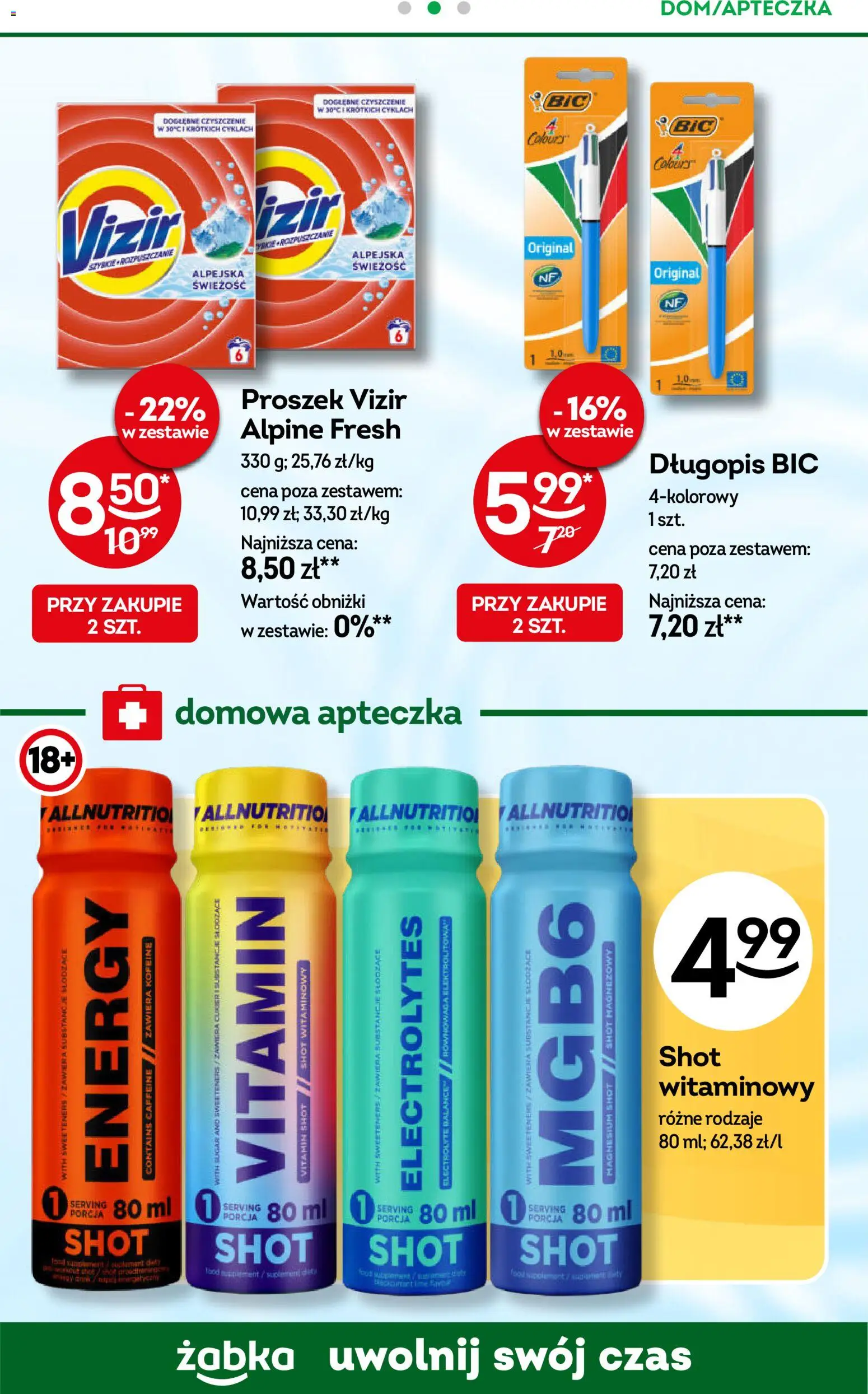 Żabka gazetka od 21.10.2026 | Strona: 69 | Produkty: Proszek, Proszek Vizir, Vizir, Cukier