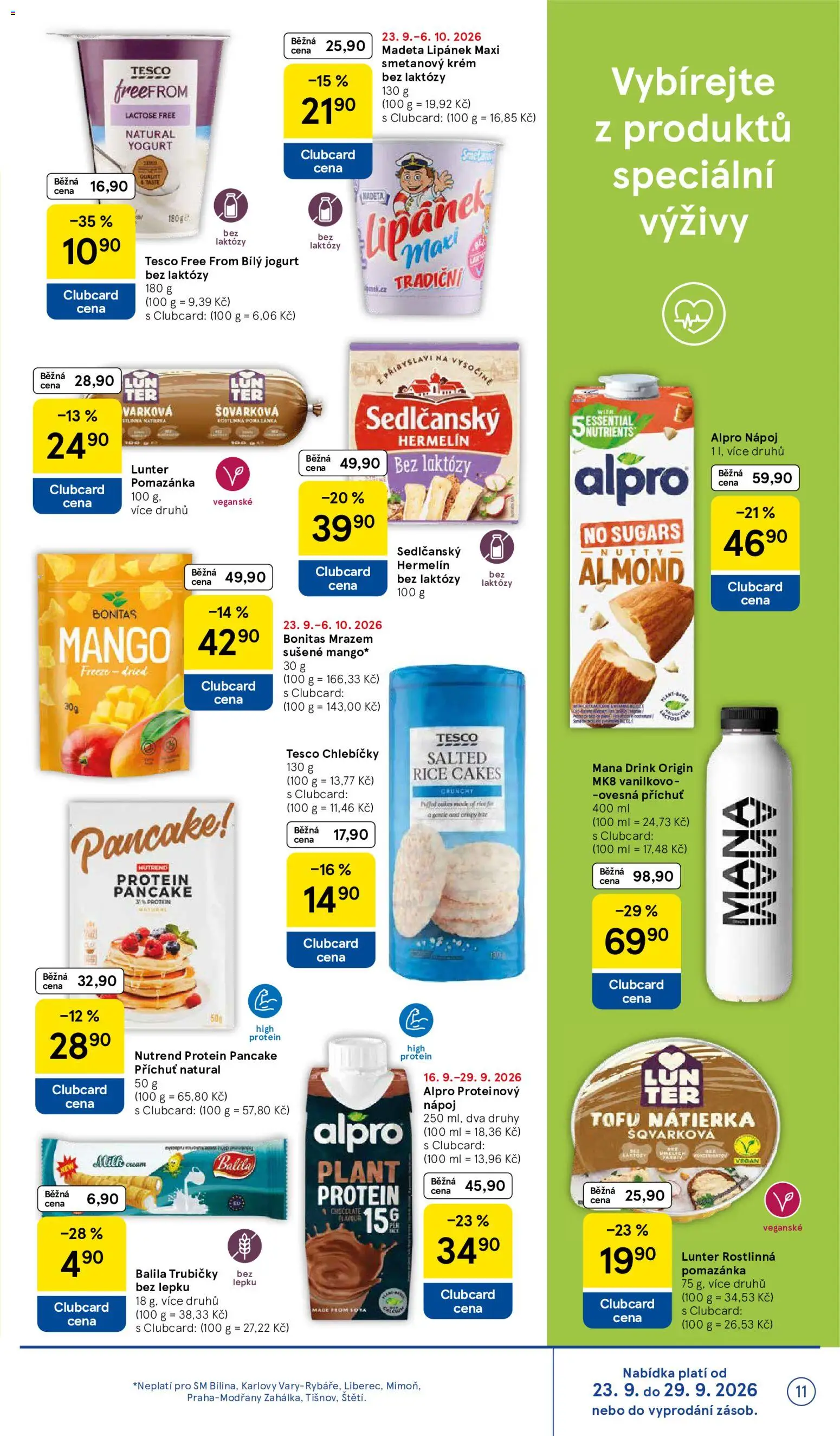 Tesco leták - Supermarket od 23.09.2026 | Strana: 11
