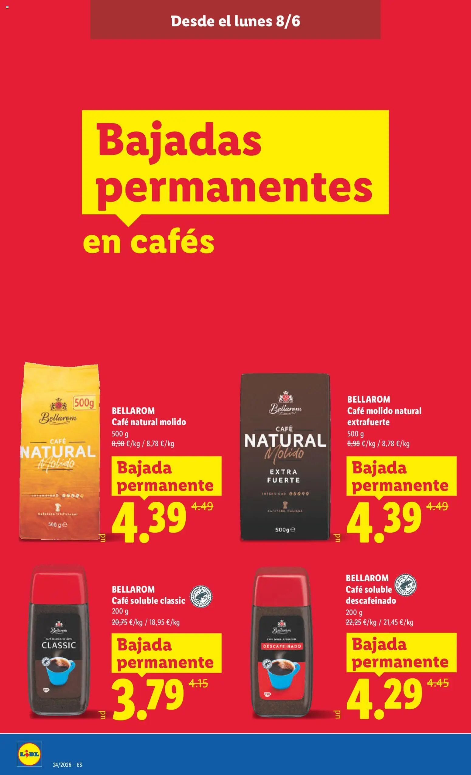 Lidl folleto │ válido desde el 08.06.2026 | Página: 54 | Productos: Café, Café molido, Μηχανή καφέ