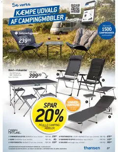 Thansen - Tilbudsavis gyldig fra 29/07/2026 | Side: 27 | Produkter: Bord