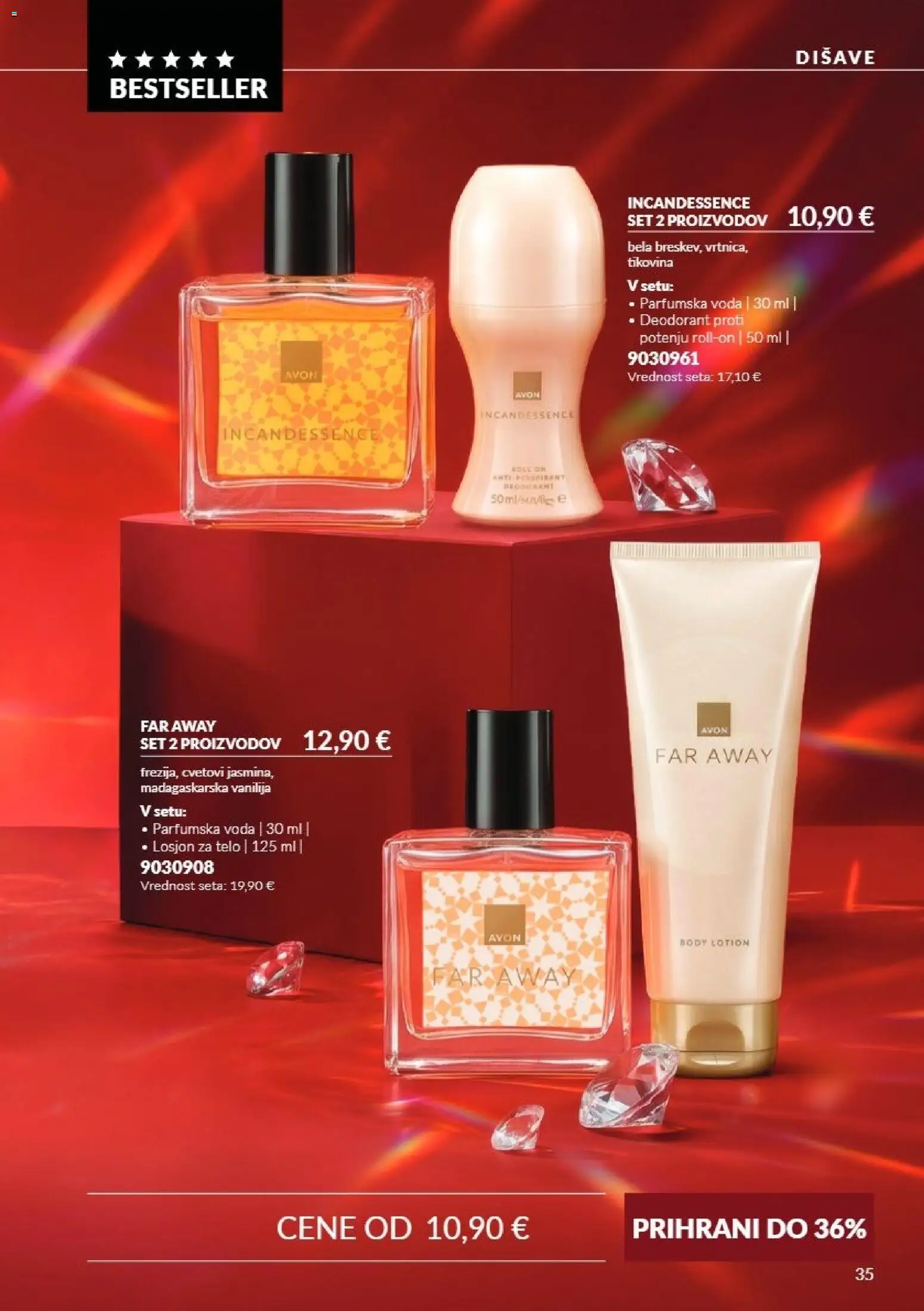 Novi Avon katalog ponudbe – veljaven od 01.11.2026 | Stran: 35 | Izdelki: Deodorant, Voda, Parfumska voda