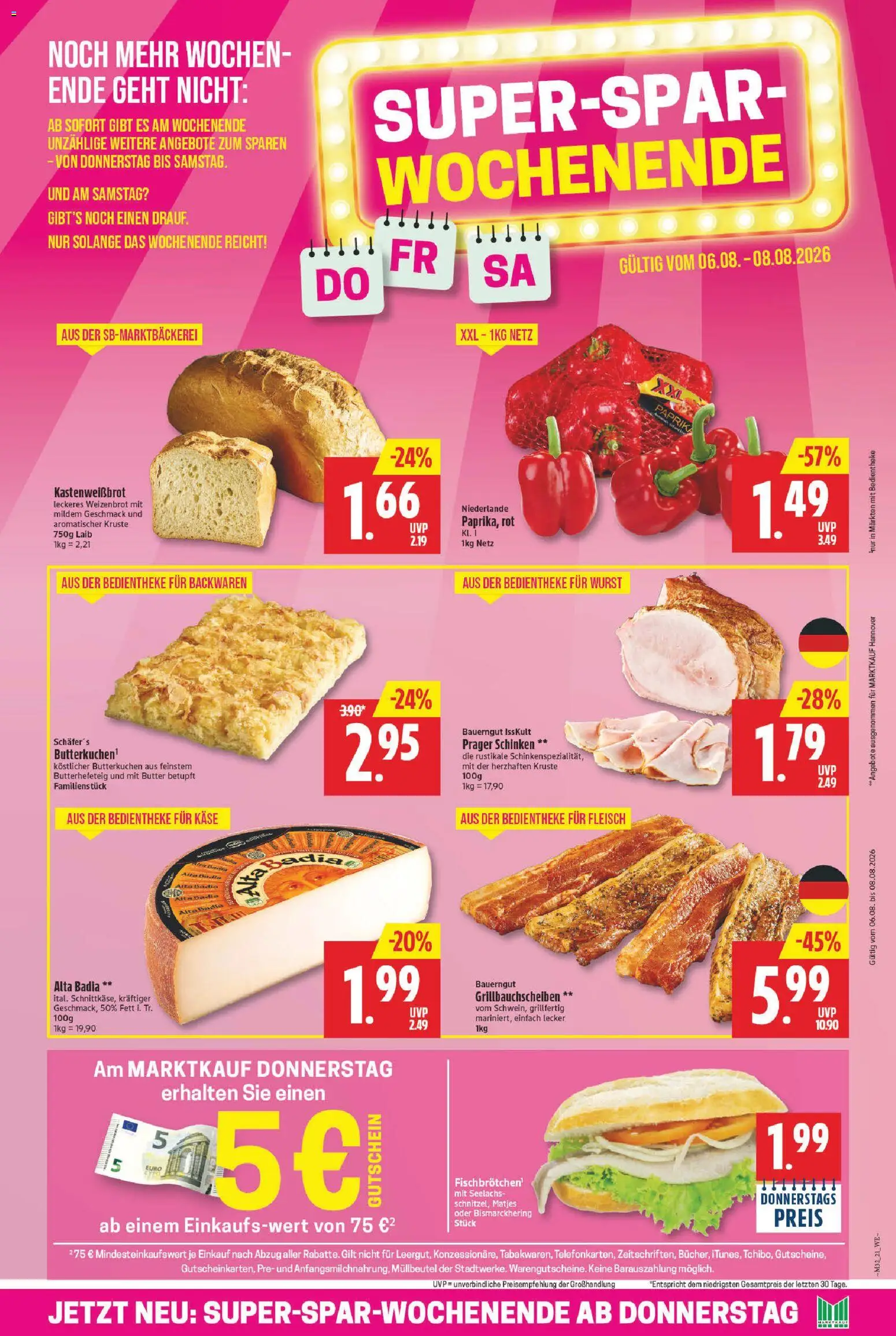 Marktkauf Prospekt – gültig ab 03.08.2026 | Seite: 25 | Produkte: Käse, Wurst, Schinken, Fleisch