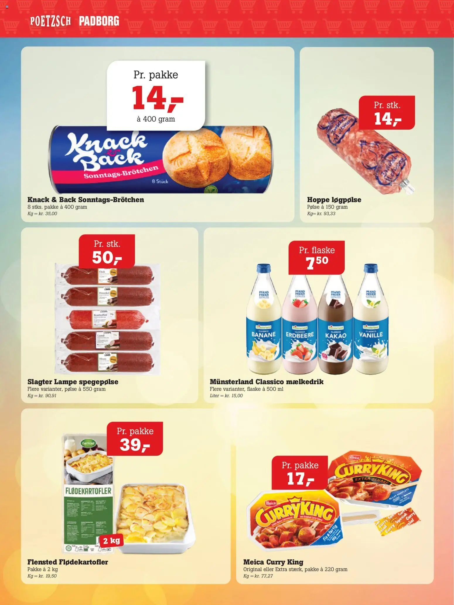 Poetzsch Padborg tilbudsavis – gyldig fra 27/08/2026 | Side: 3 | Produkter: Spegepølse, Lampe, Kakao