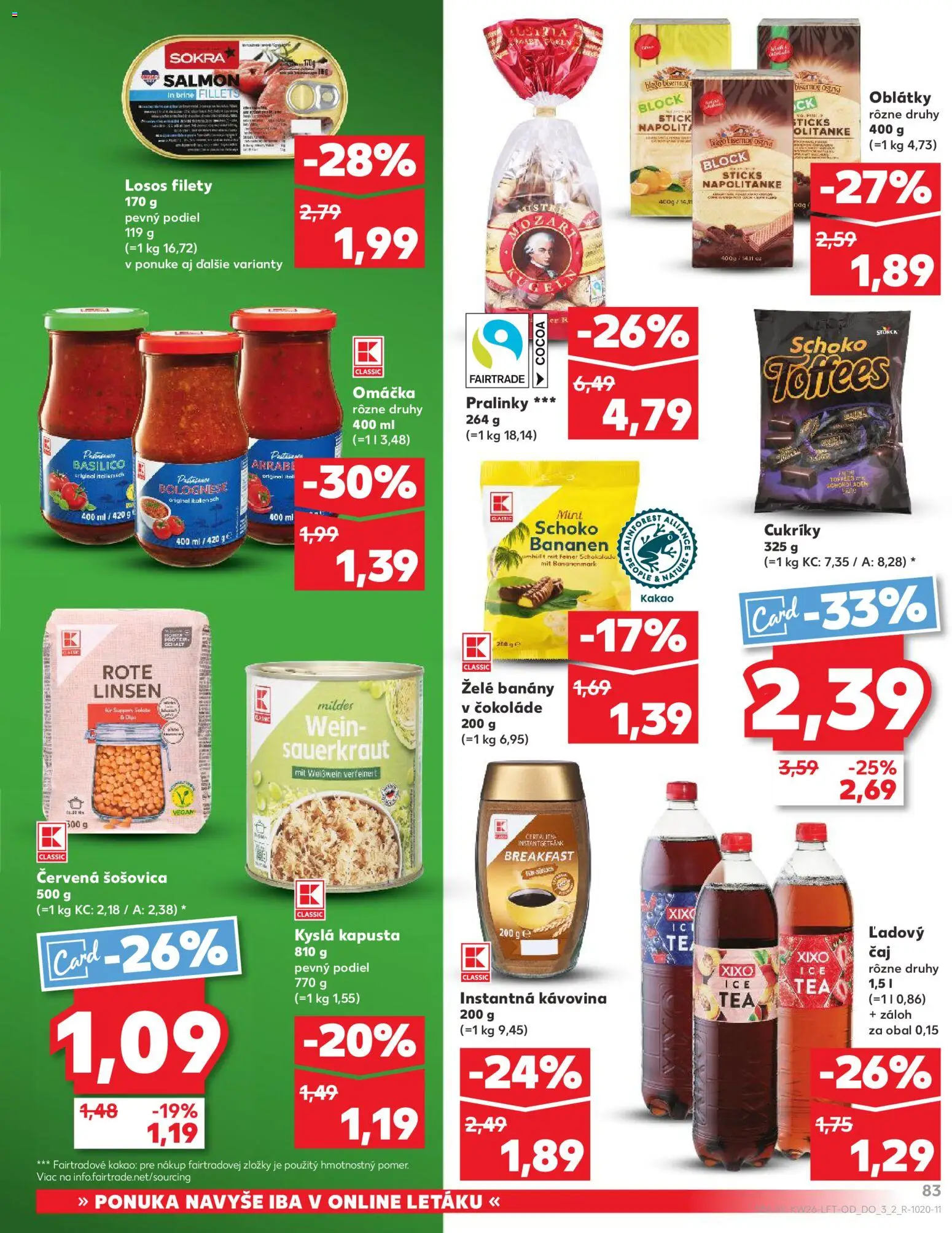 Kaufland SK akciós ujság - amely érvényes a következő dátumtól: 2026.06.25. | Oldal: 83