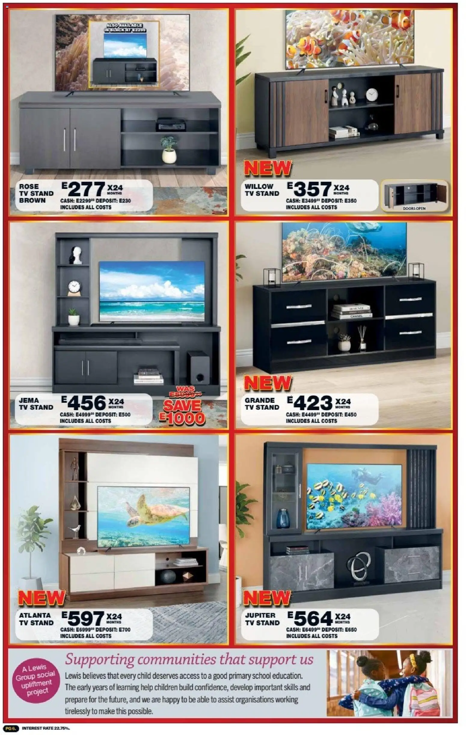 New Lewis Stores catalogue – valid from 05/10/2026 | Page: 6 | Products: TV