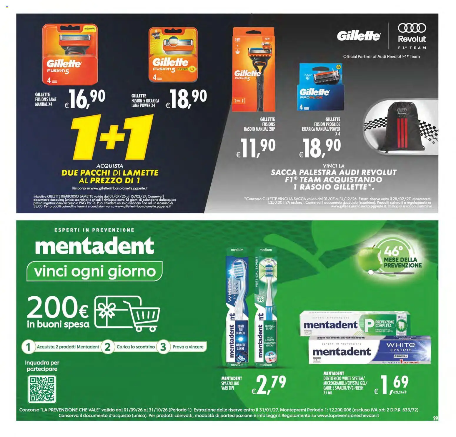 Volantino Decò del 02/10/2026 | Pagina: 29 | Prodotti: Rasoio, Dentifricio, Spazzolino