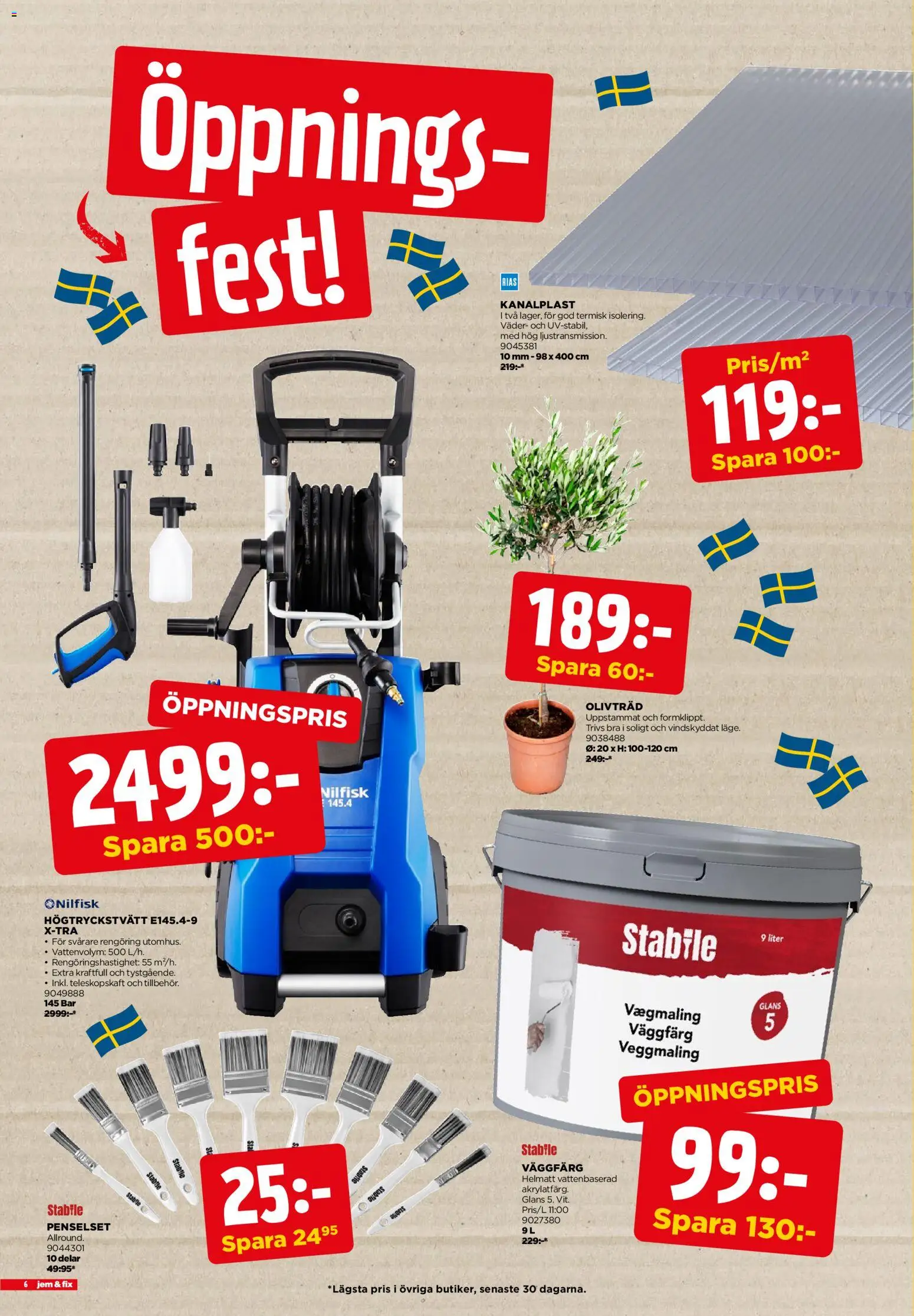 Jem & Fix reklamblad aktuell från 26.05.2026 | Sida: 6 | Produkter: Högtryckstvätt
