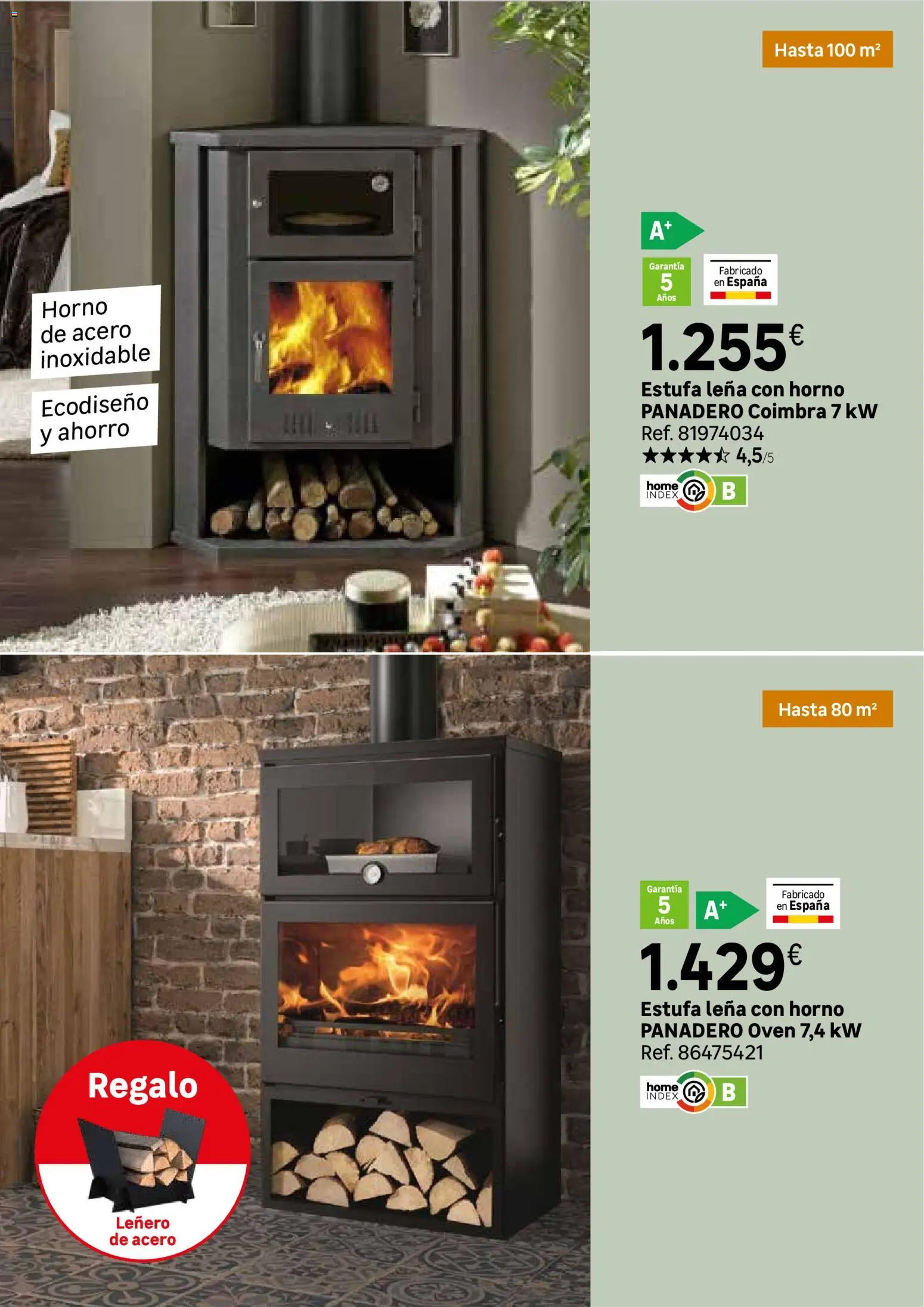 Leroy Merlin Calor en casa y mucho ahorro │ válido desde el 20/10/2026 | Página: 46 | Productos: Horno, Leña