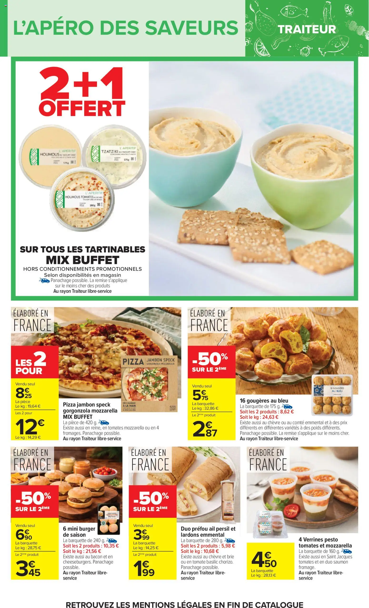 {H1} | Page: 42 | Produits: Ail, Lardons, Pesto, Pizza
