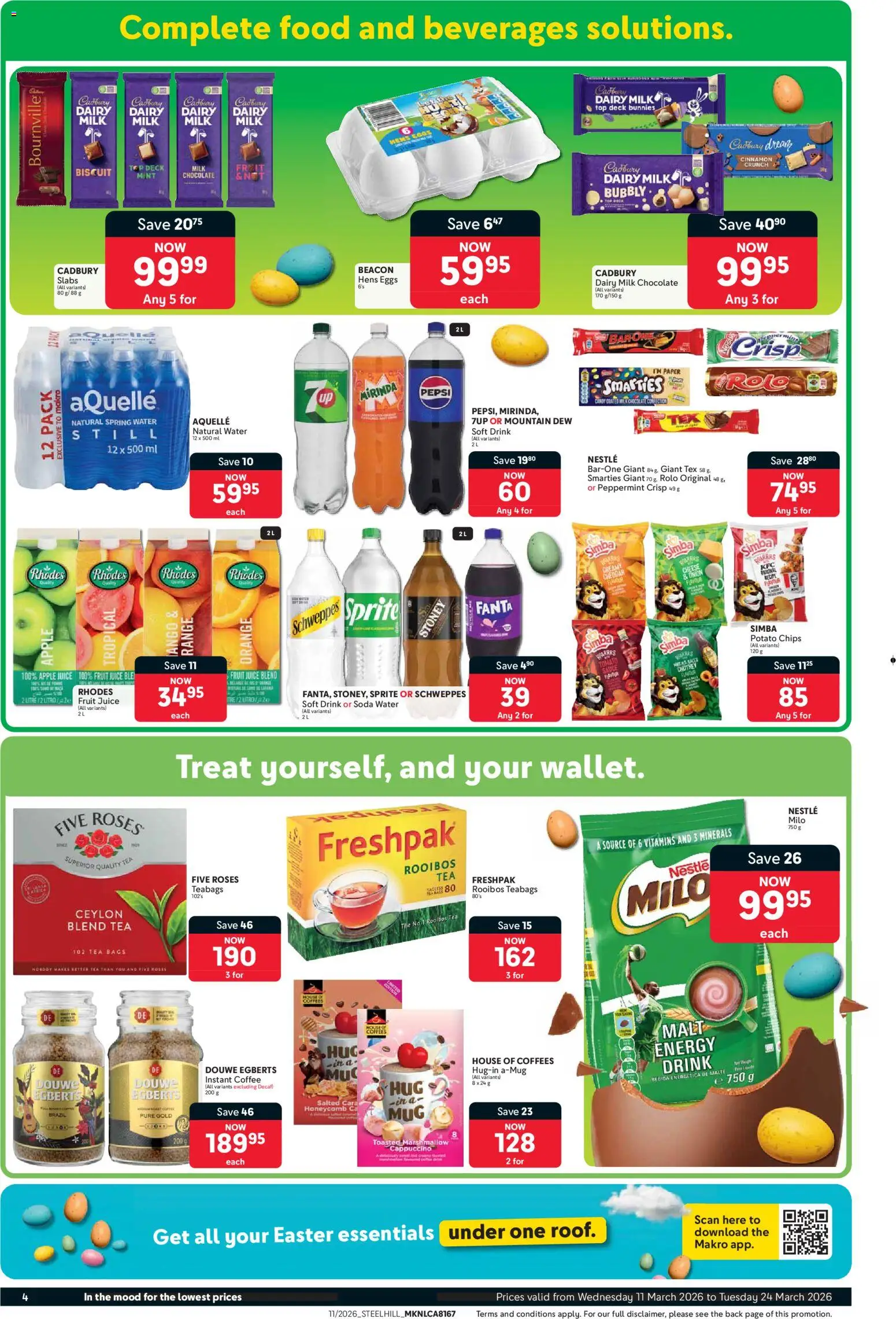 New Makro catalogue – valid from 11.03.2026 | Page: 4 | Products: Chutney, Cesto para colada, Milk, Fruit