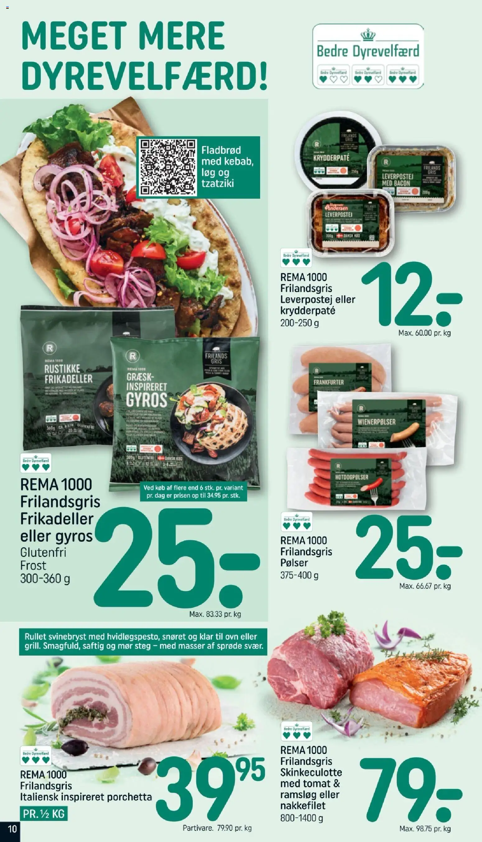 Rema 1000 tilbudsavis – gyldig fra 18/10/2026 | Side: 10 | Produkter: Tzatziki, Leverpostej, Frikadeller, Nakkefilet