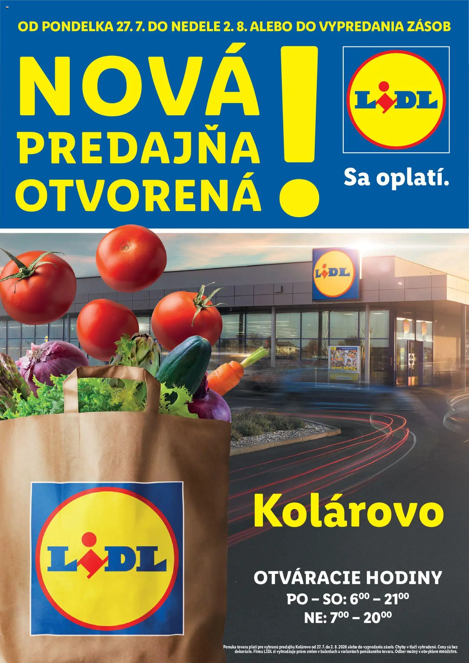 Nové Lidl akcie – leták je platný od 27.07.2026 | Strana: 1 | Produkty: Hodiny