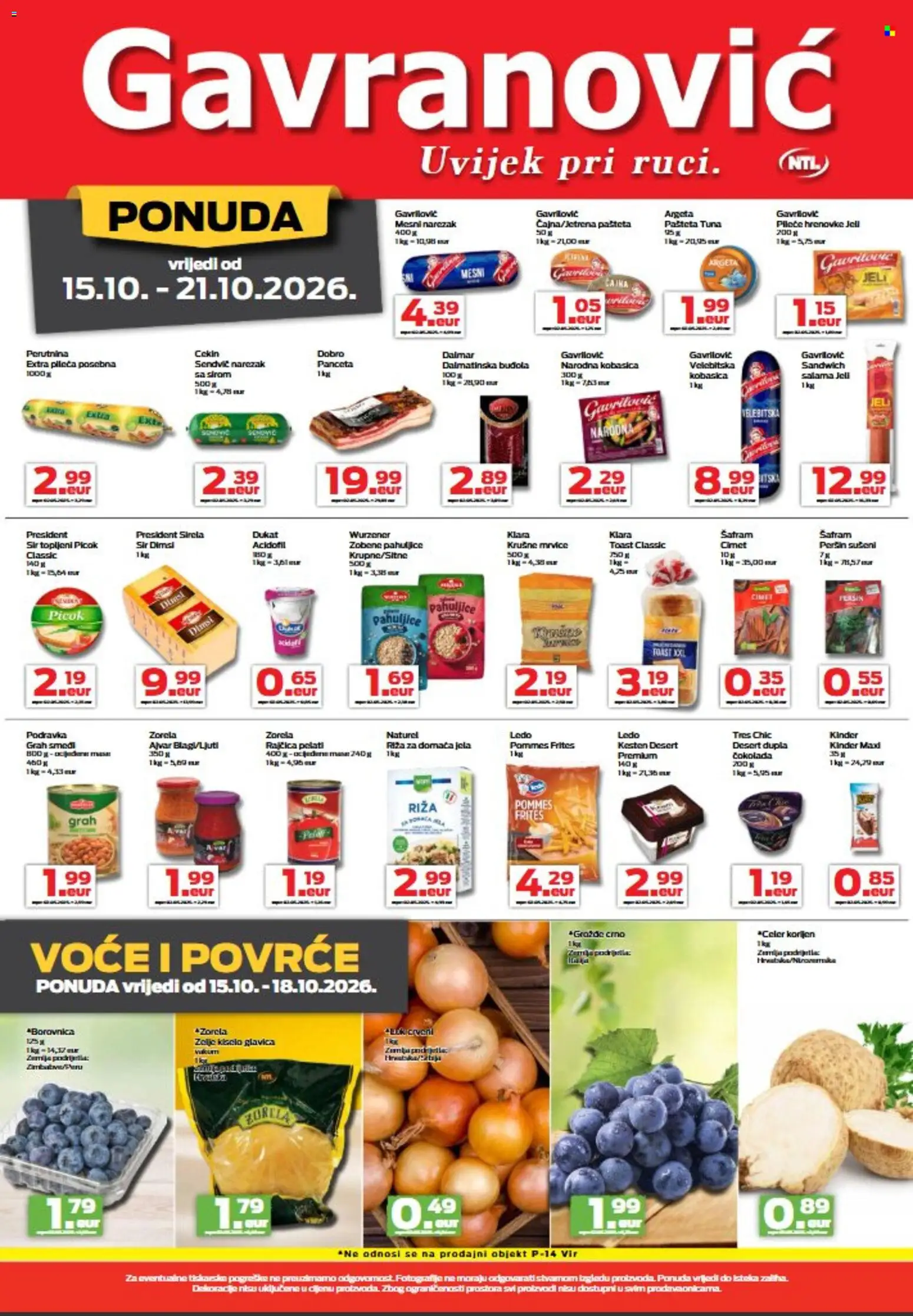 Gavranović katalog | vrijedi od 15.10.2026 | Stranica: 2