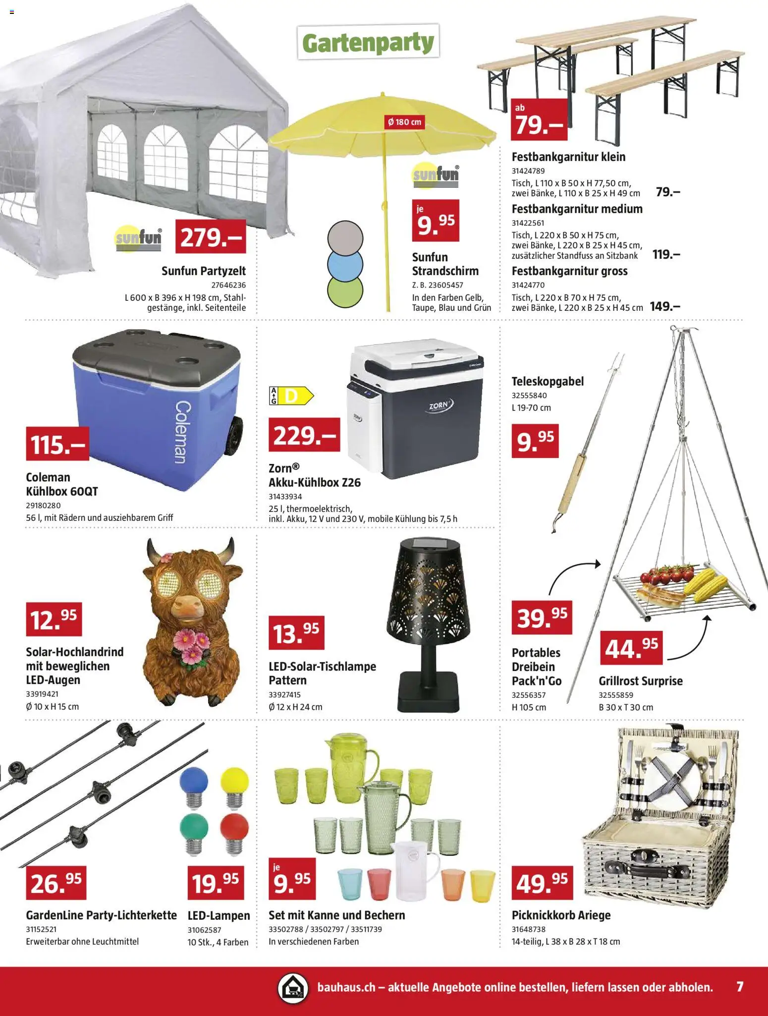 Bauhaus aktionen – gültig ab 25.05.2026 | Seite: 7 | Produkte: Sitzbank