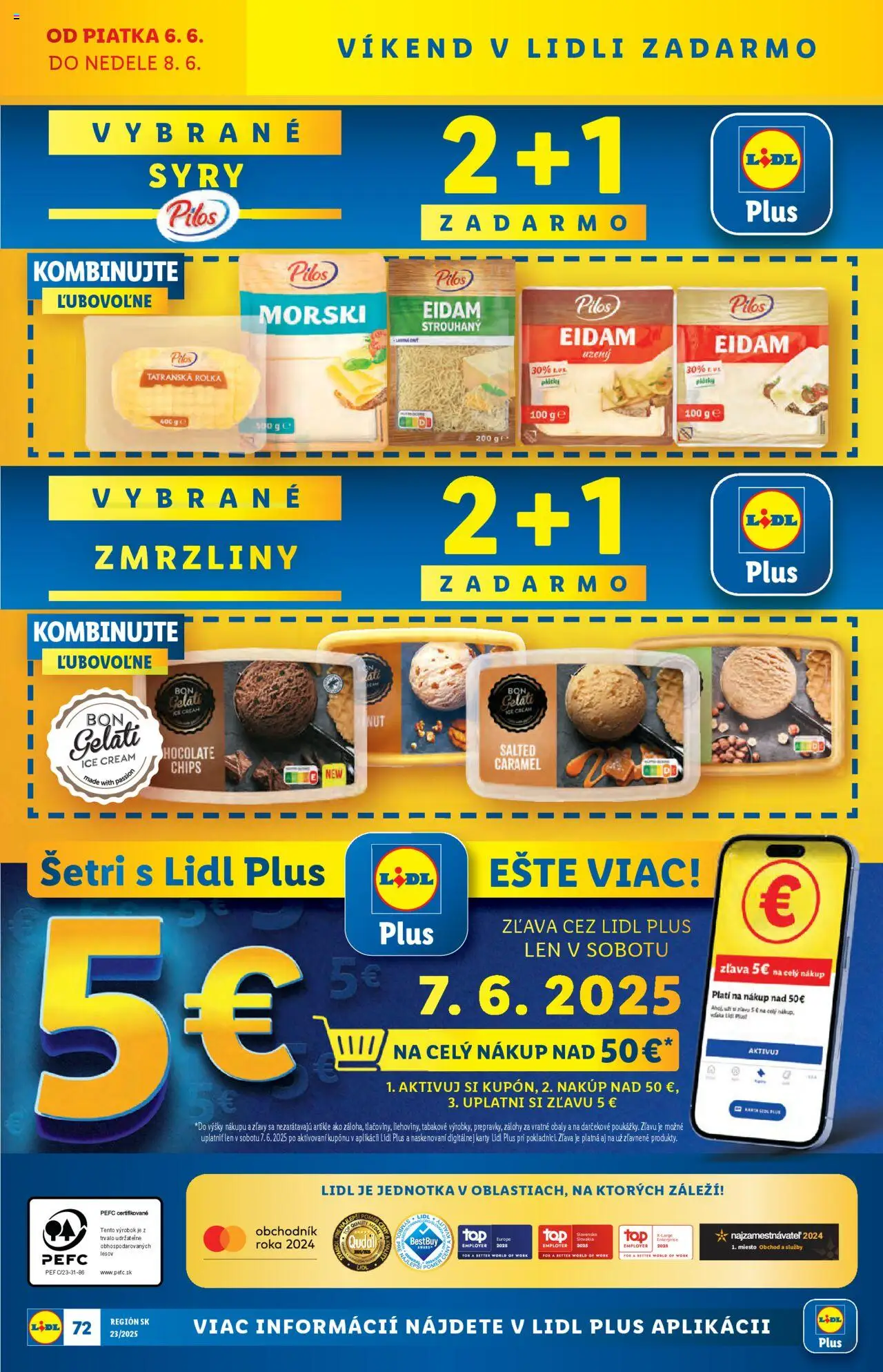 Nové Lidl akcie – leták je platný od 02.06.2025 | Strana: 92 | Produkty: Eidam