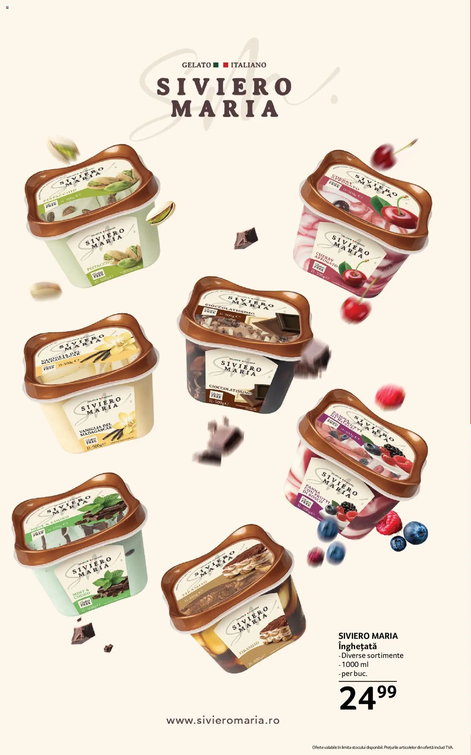 Noul catalog Selgros – valabil de la 10.07.2026 | Pagină: 8 | Produse: Tiramisu, Înghețată