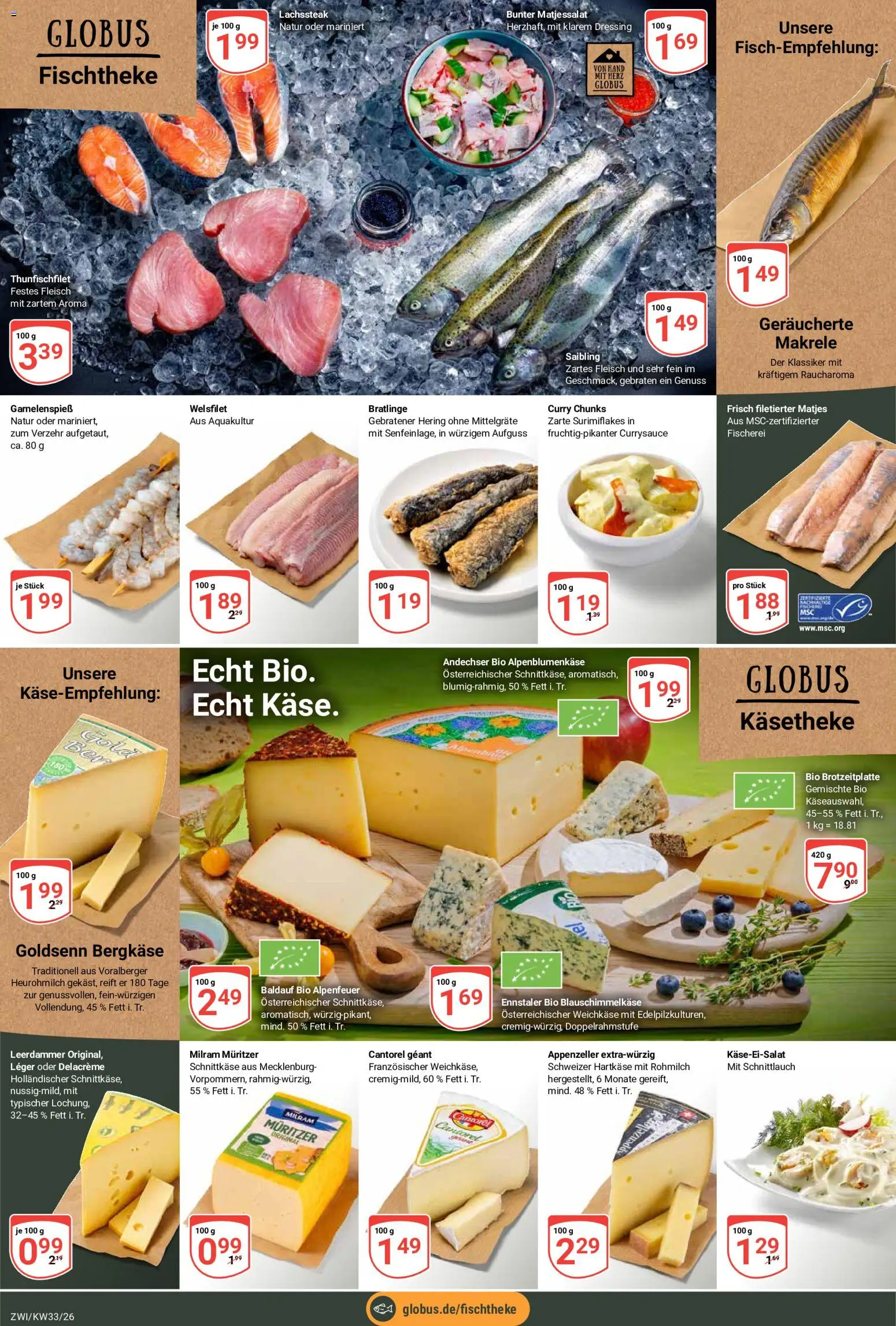 Globus Prospekt Zwickau – gültig ab 10.08.2026 | Seite: 13 | Produkte: Hering, Dressing, Milram, Fleisch