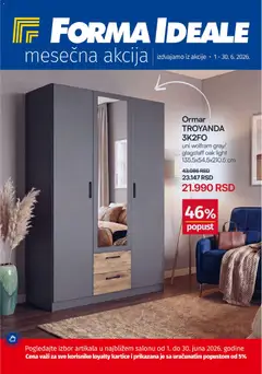 Forma Ideale katalog - pregled Forma Ideale kataloga - važi od 01.06.2026