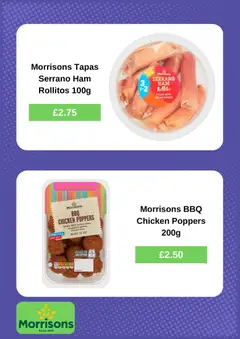 Preview of Morrisons - Weekly offers valid from 04.05.2026 | Page: 4 | Products: Chicken, Tapas, Cheese, Ham