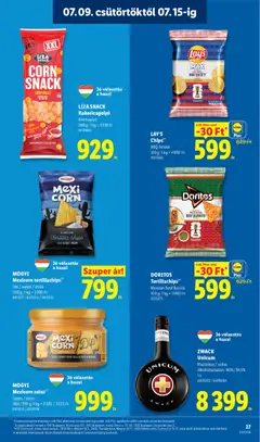 Lidl akciós újság - amely érvényes a következő dátumtól: 2026.07.09. | Oldal: 27