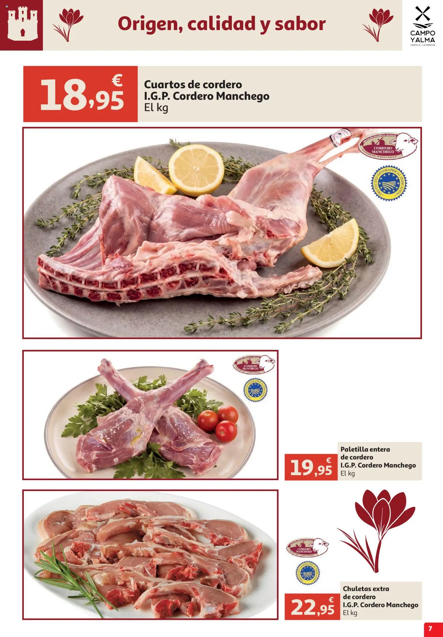 Alcampo Campo y Alma │ válido desde el 09/10/2026 | Página: 7 | Productos: Cordero