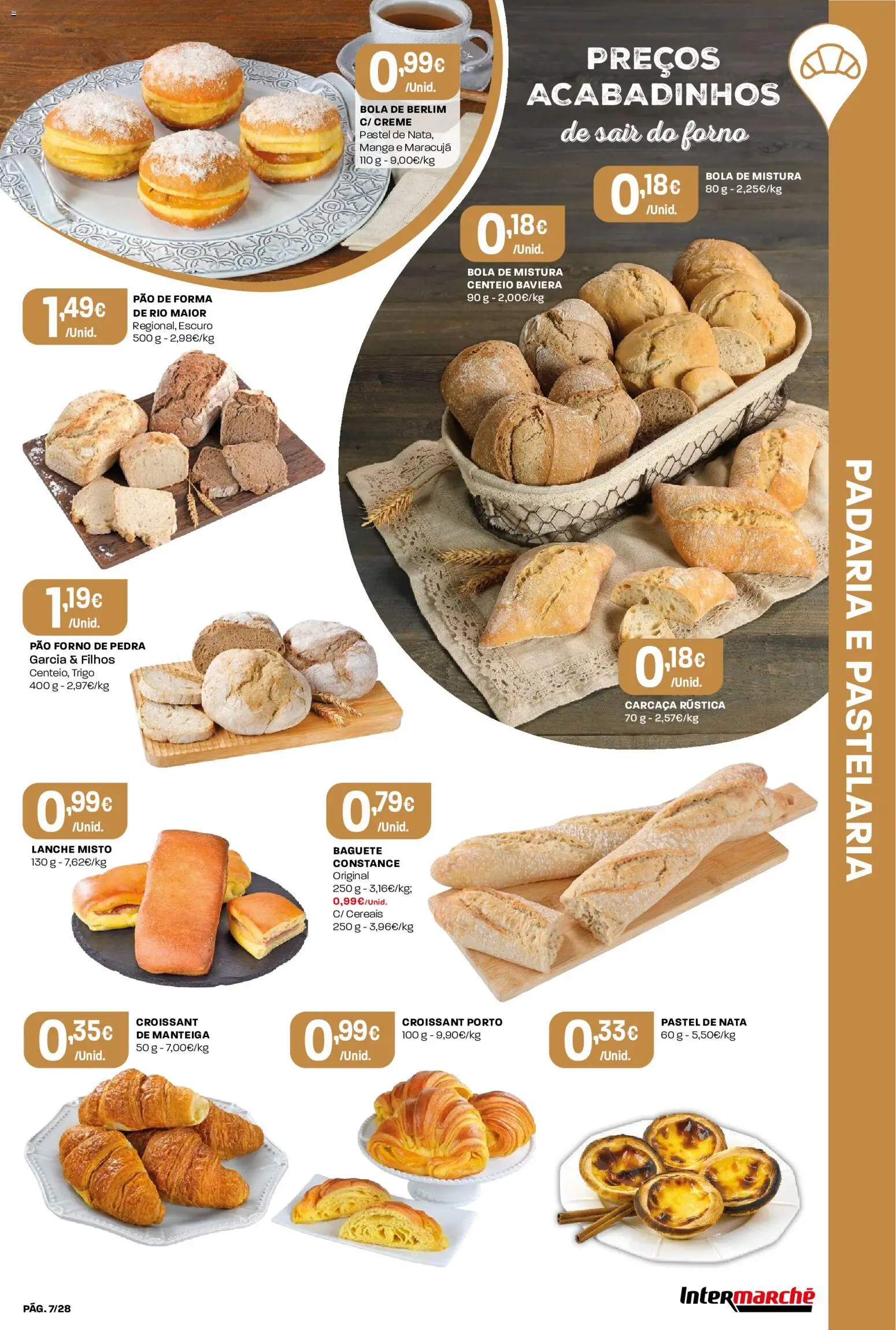 Intermarché Folheto Contact │ válido de 06/08/2026 | Página: 7 | Produtos: Forno, Pão, Cereais, Creme