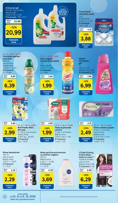 Tesco leták platný od 23.09.2026 | Strana: 40 | Produkty: Wc, Toaletný papier, Dezodorant, Coccolino