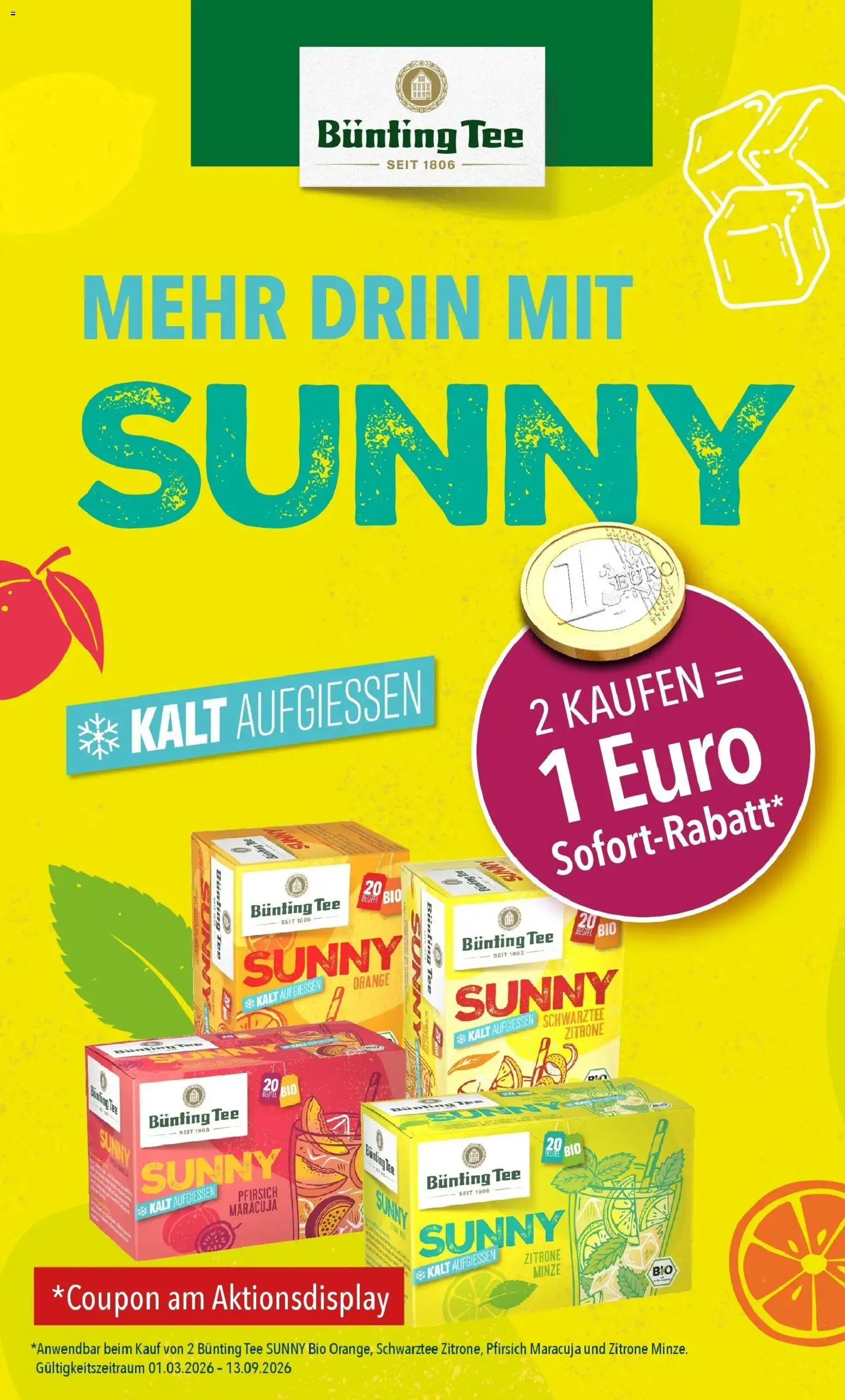 Combi Prospekt Twistringen – gültig ab 07.09.2026 | Seite: 18 | Produkte: Zitrone, Pfirsich, Tee