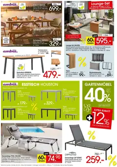 Zurbrüggen - Zurbrüggen: Gartentrends 2026 ab 11.06.2026 gültig | Seite: 4 | Produkte: Esstisch, Sofa, Gartenmöbel