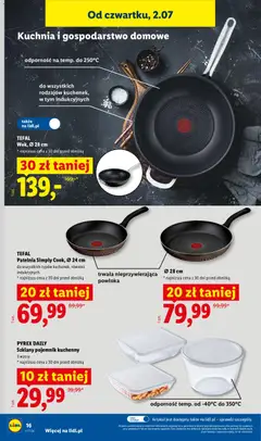 Pogląd oferty "TEFAL Patelnia Simply Cook, Ø 24 cm, Patelnia Simply Cook, Ø 24 cm" - ważna od 29.06.2026 | Strona: 22 | Produkty: Patelnia, Tefal