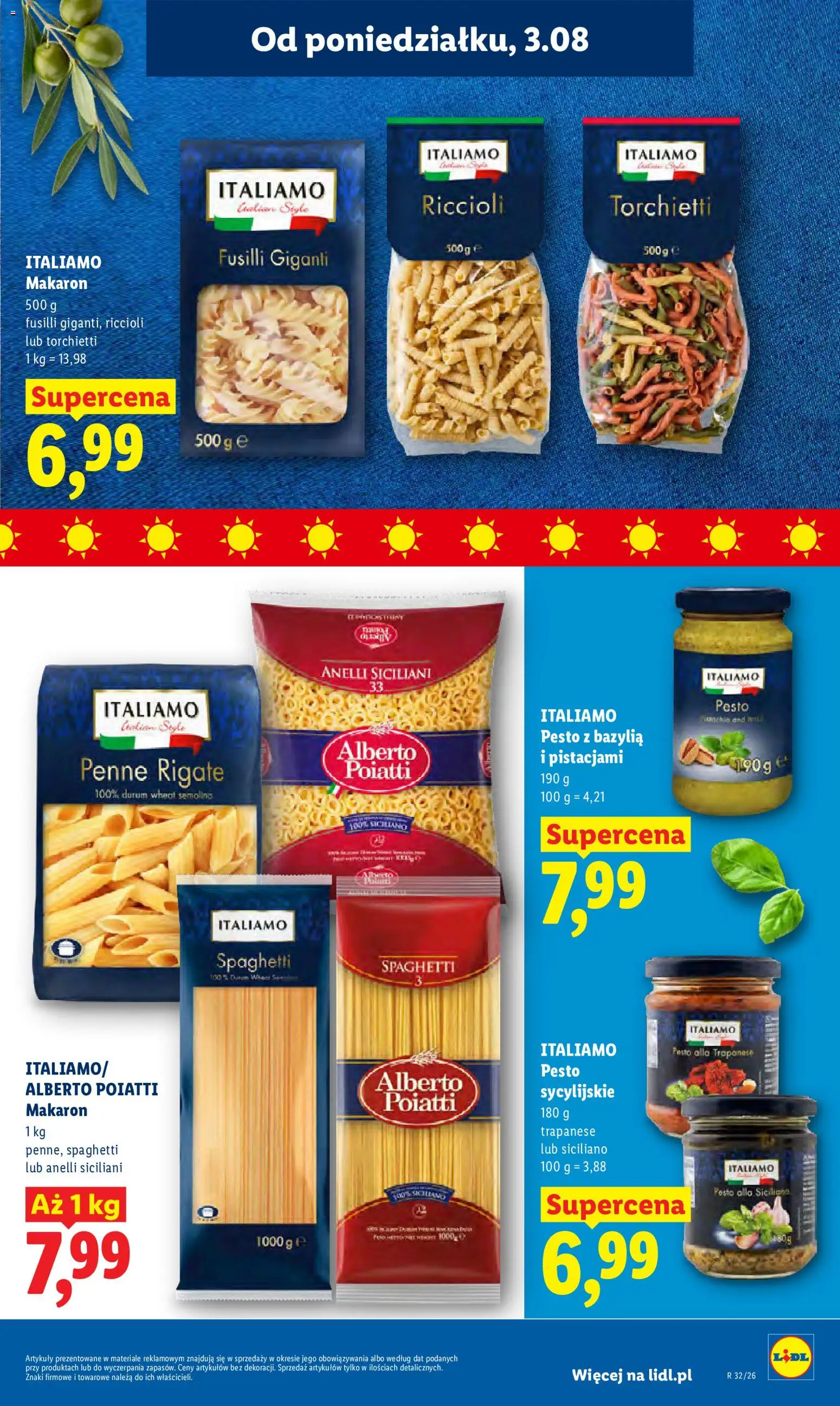 Lidl Polsko leták od 03.08.2026 | Strana: 53 | Produkty: Penne, Pesto
