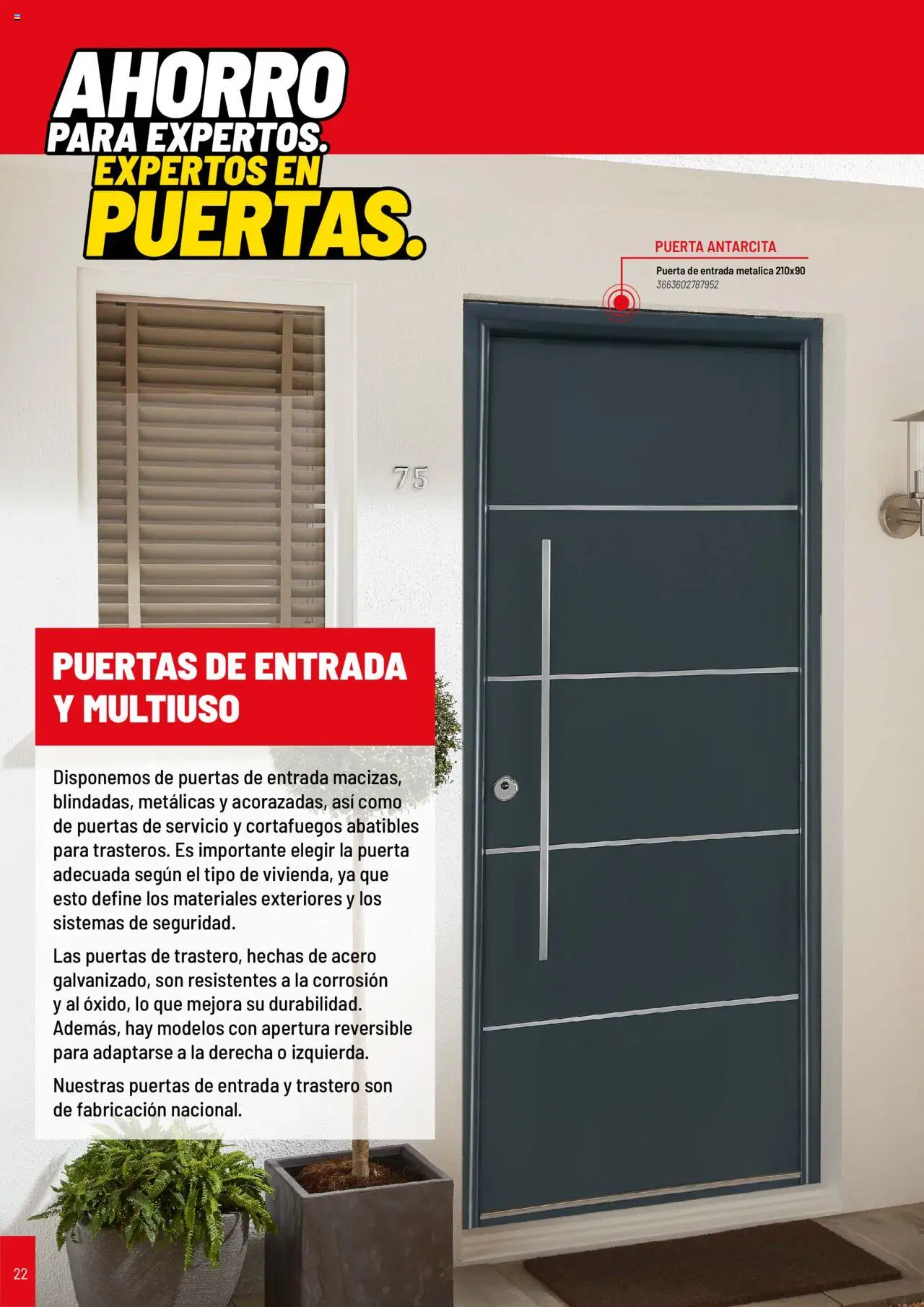 Brico Depôt Puertas y ventanas │ válido desde el 23/07/2025 | Página: 22 | Productos: Puertas