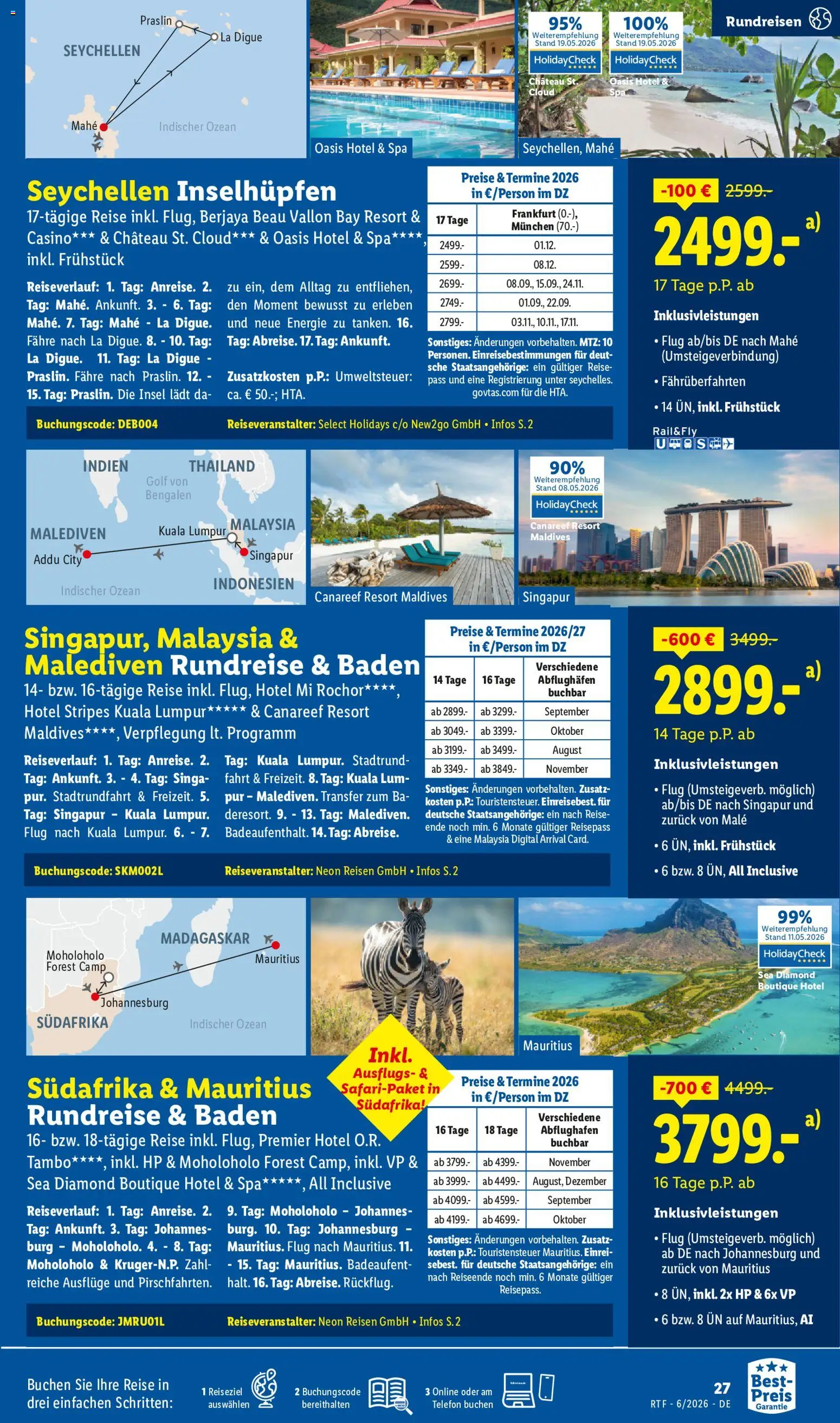 Lidl Reisen Reise-Highlights – gültig ab 13.06.2026 | Seite: 27 | Produkte: HP, Telefon