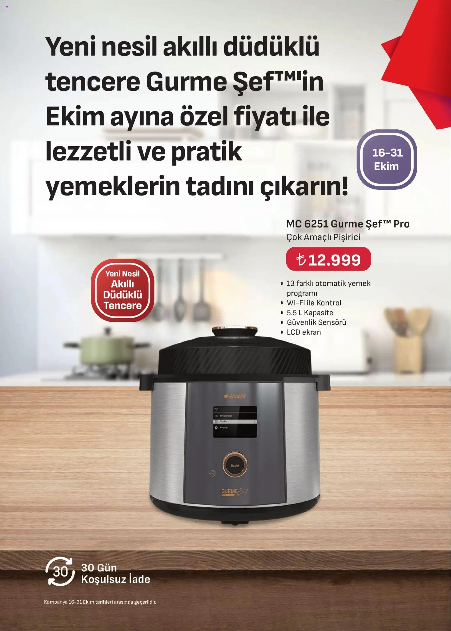 Arçelik Katalog - 16 Ekim 2026 tarihinden itibaren geçerlidir | Sayfa: 51