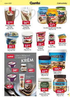 Náhled letáku Astur & Qanto leták - Velkoobchod 08/2026 od 01.08.2026 | Strana: 106 | Produkty: Krém, Nugeta, Lina, Nutella