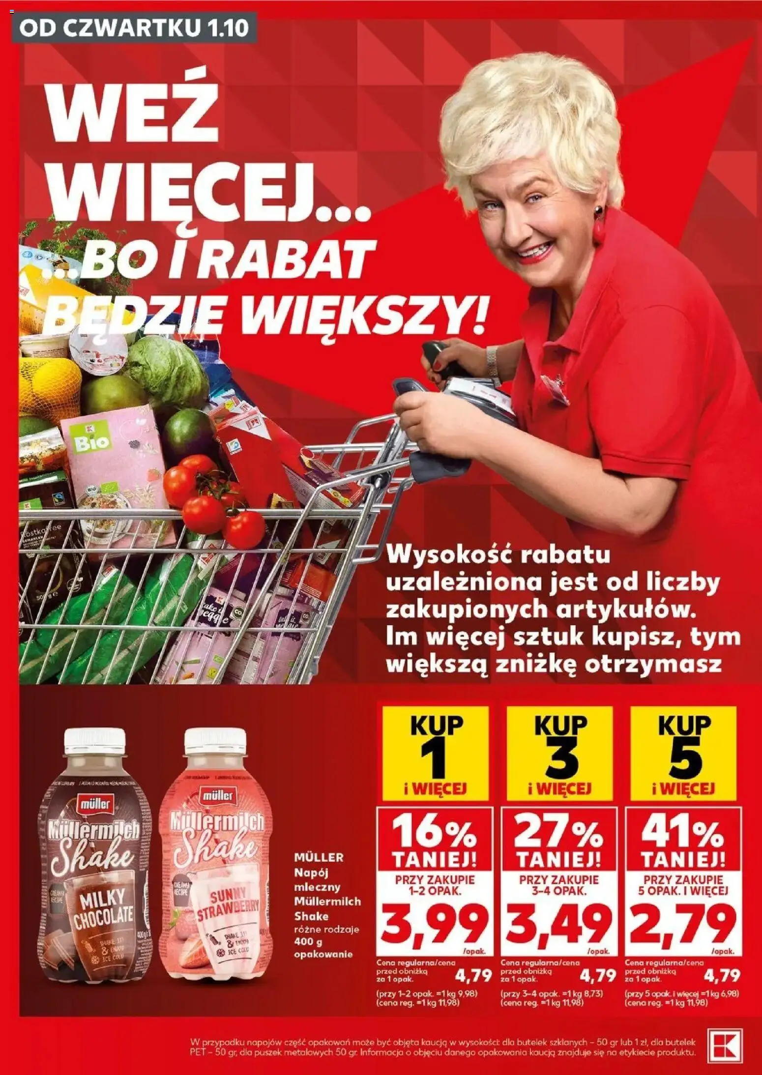 Kaufland gazetka - Super sobota od 03.10.2026 - od jutra PDF | Strona: 10 | Produkty: Napój mleczny