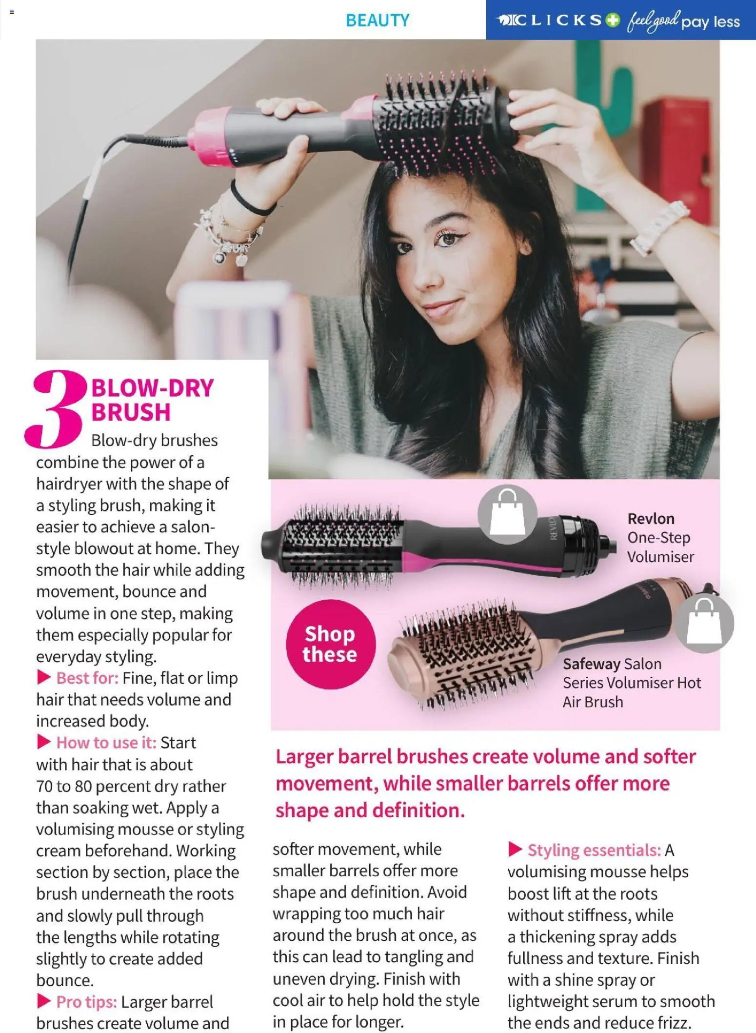 New Clicks catalogue – valid from 01/08/2026 | Page: 24 | Products: Serum, Brush, Cream