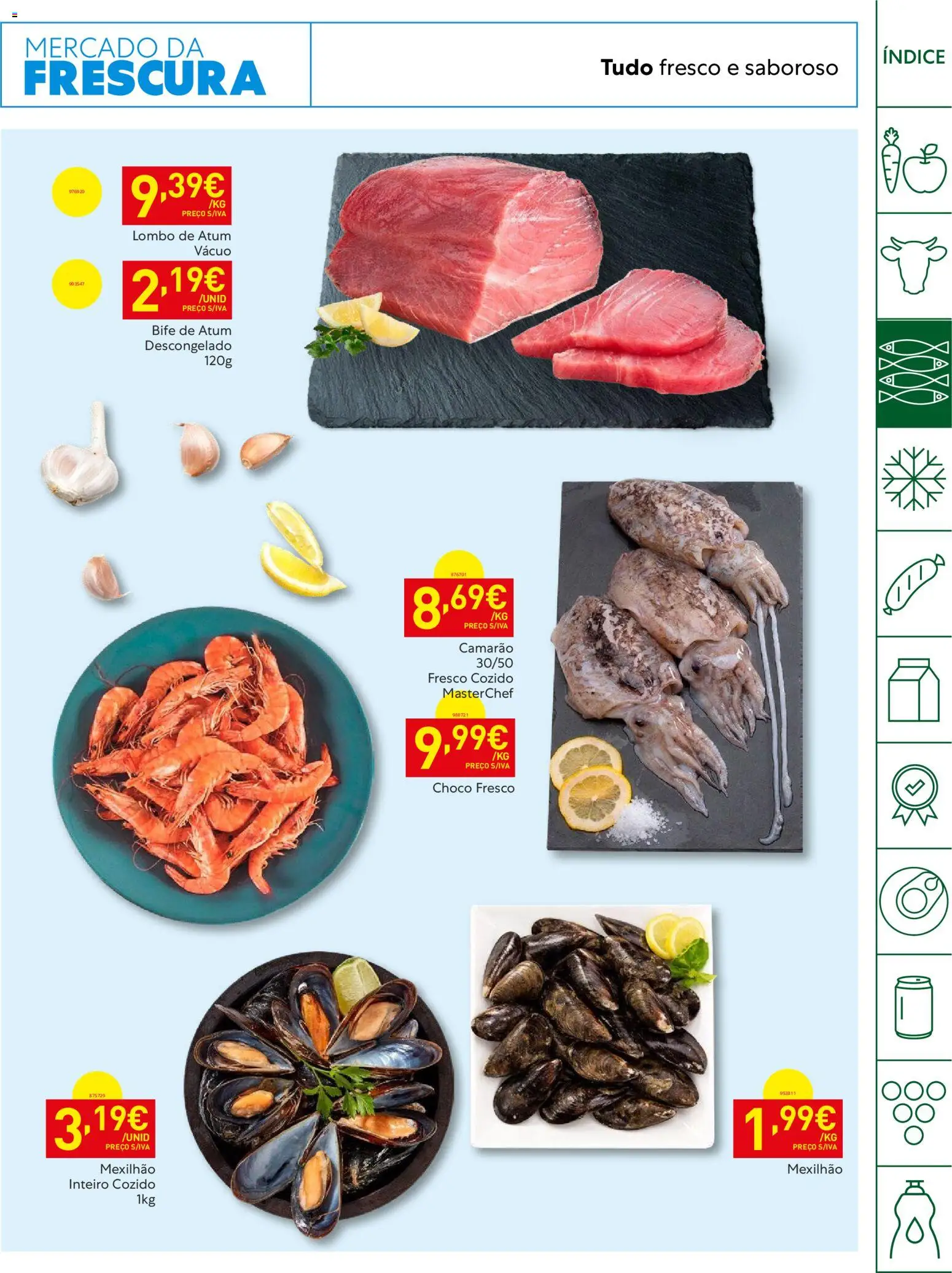 Recheio Horeca │ válido de 12.05.2026 | Página: 7 | Produtos: Atum, Camarão, Lombo