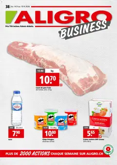Aligro aktionen Business Chavannes, Matran, Genève, Sion ab 14.09.2026 gültig