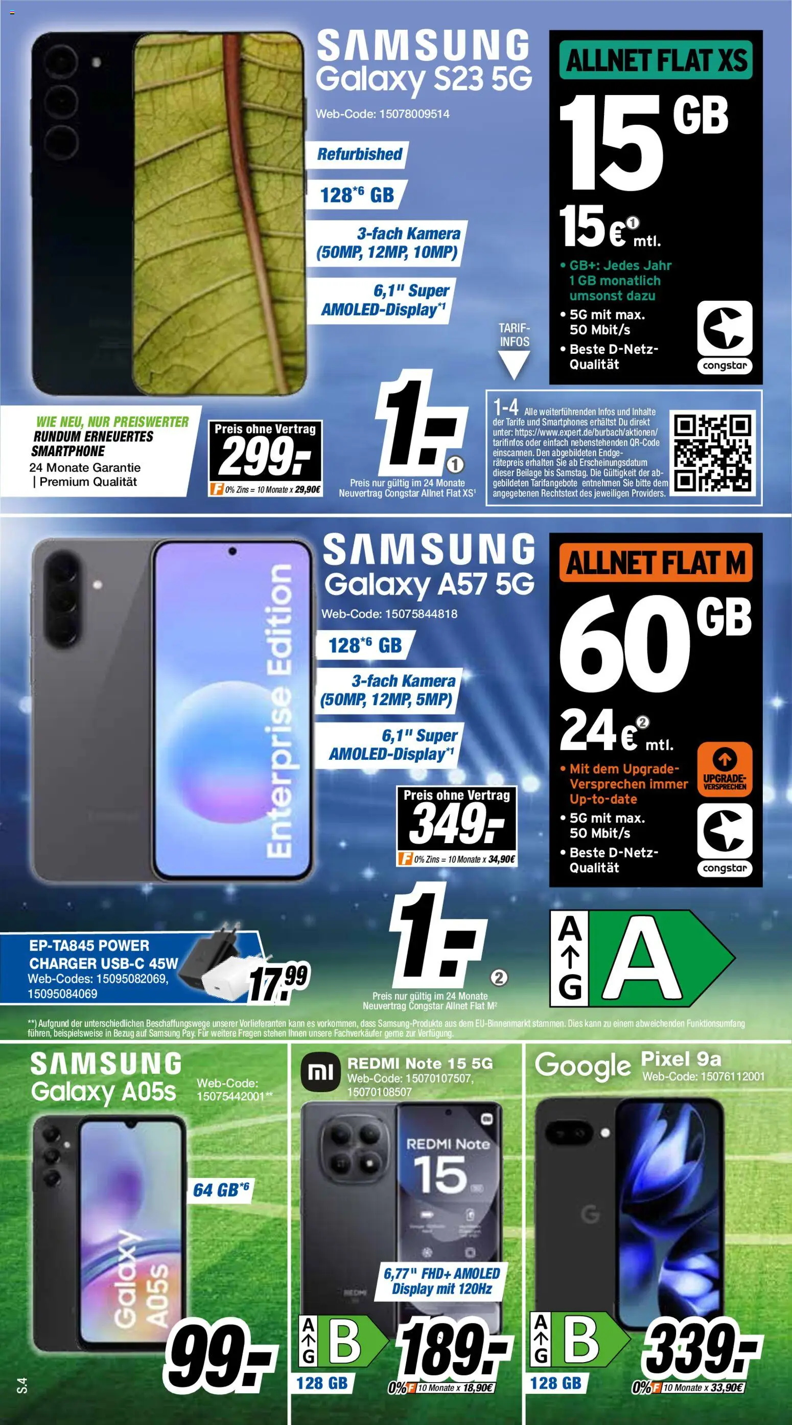 Expert Prospekt Giessen – gültig ab 12.07.2026 | Seite: 4 | Produkte: Kamera, Samsung, Smartphones, Smartphone