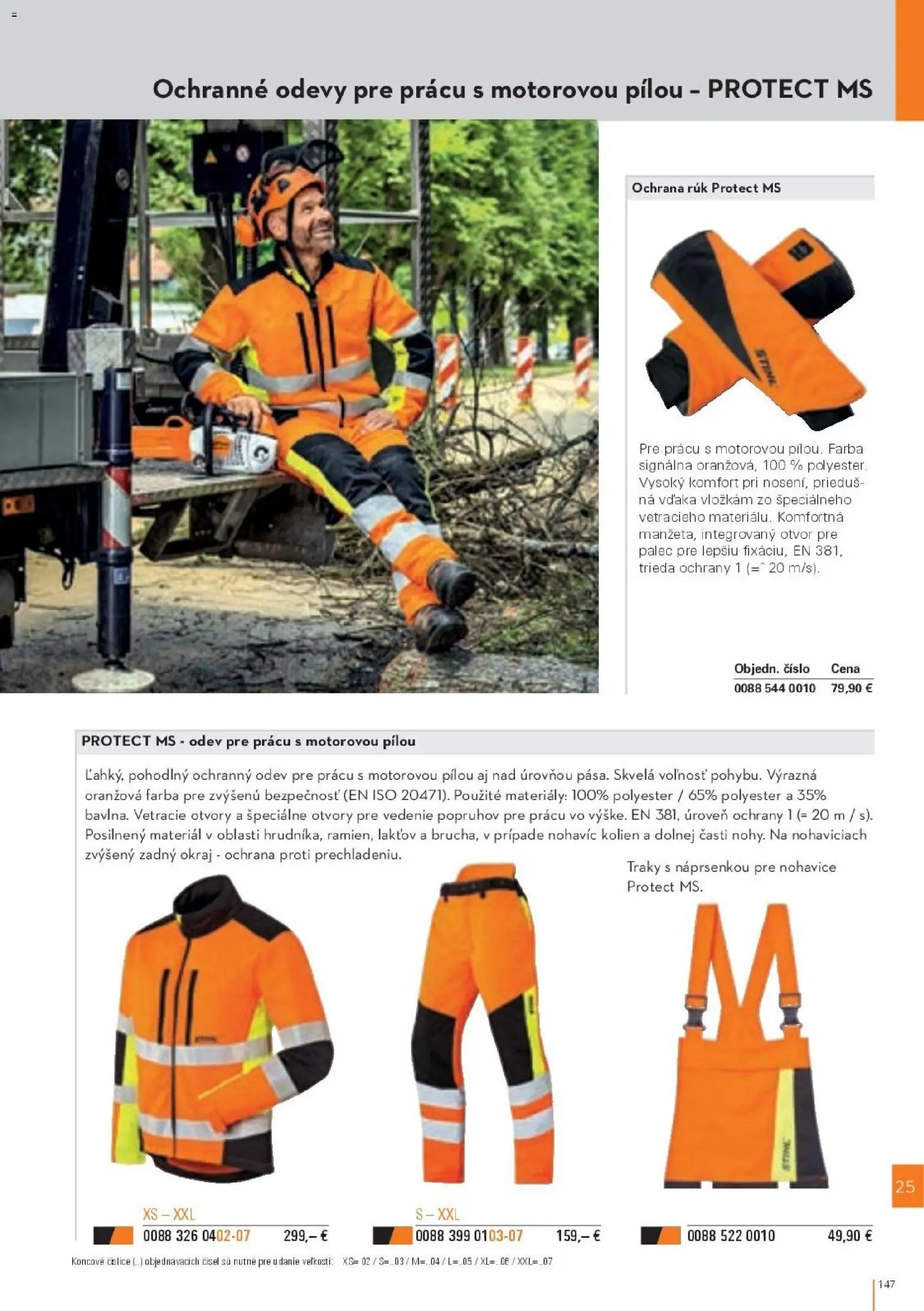 Nové STIHL akcie – leták je platný od 19.08.2026 | Strana: 147 | Produkty: Nohavice