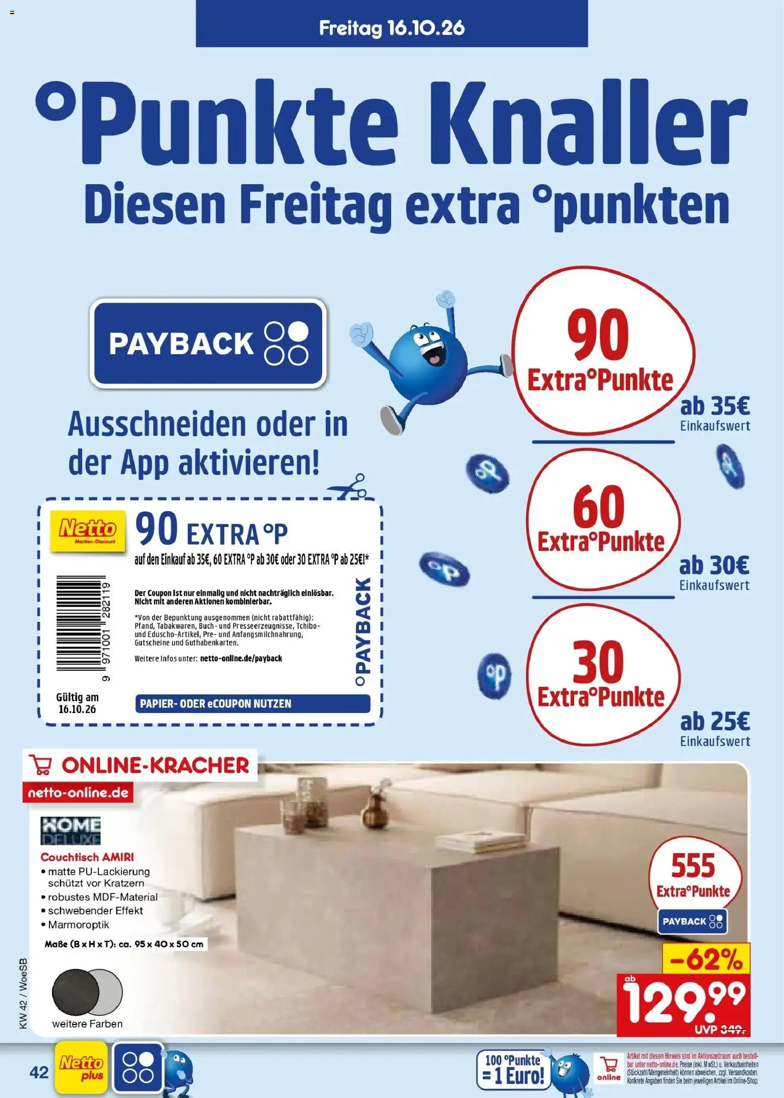 Netto Marken-Discount Prospekt Leonberg (ab 12.10.2026) » Angebote | Seite: 58 | Produkte: Couchtisch
