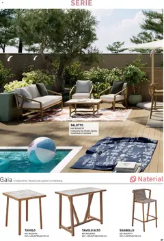 Anteprima del volantino Leroy Merlin volantino Giardino valido a partire dal 01/04/2026 | Pagina: 37 | Prodotti: Sgabello, Divano, Tavolo