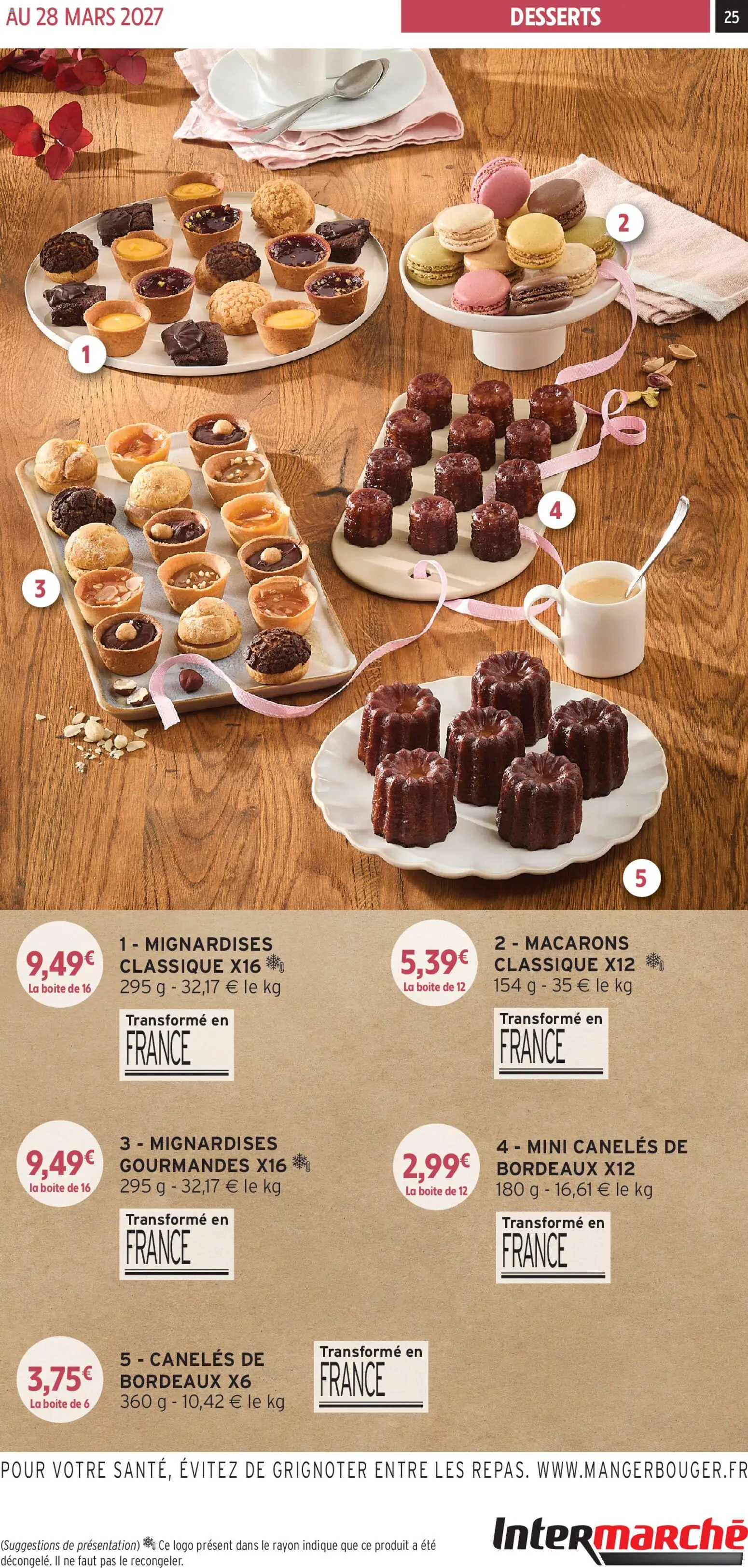 {H1} | Page: 25 | Produits: Macarons, Mignardises