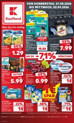Náhled letáku Kaufland Německo leták - Rostock od 27.08.2026
